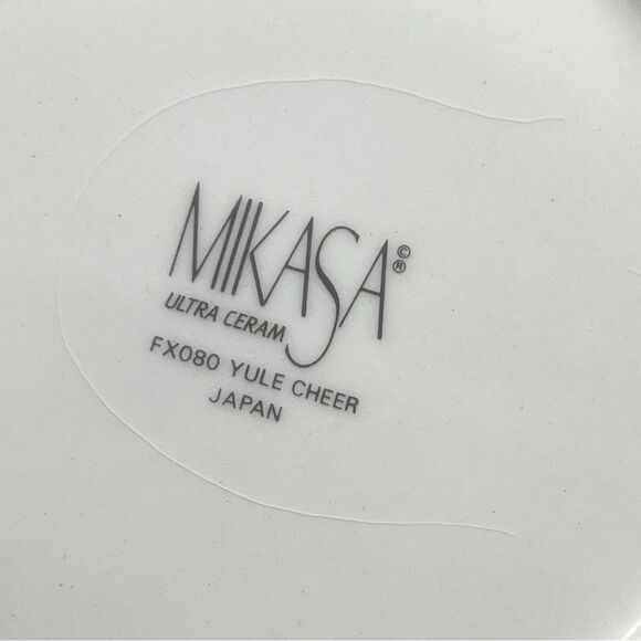 Mikasa Ultra Ceram Yule Cheer Holiday Carolers Lidded Candy Trinket Dish FX080 - Picture 9 of 9